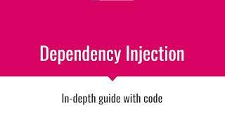 Dependency Injection in .net core