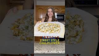 MEXICAN STREET STYLE CAULIFLOWER  An easy low carb side! #cauliflowerrecipe #lowcarbrecipes