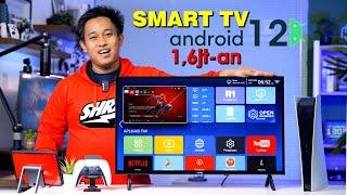 Tahun 2024‼️ SmartTV Android 1Jutaan Makin KEREN Fitur Lengkap‼️ Android 12 Advance 3203A