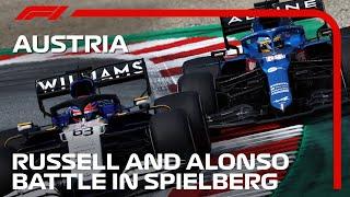 Alonso and Russell's Epic Duel | 2021 Austrian Grand Prix