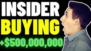 MASSIVE Insider Buying For These 6 Stocks At 52 Week Lows!