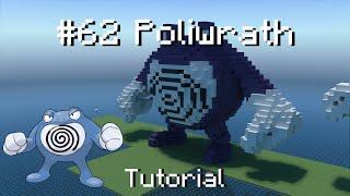 How to build a Pokémon Poliwrath statue in Minecraft (Tutorial)