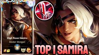 WILD RIFT SAMIRA - TOP 1 SAMIRA GAMEPLAY - CHALLENGER RANKED