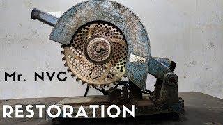 Very OLD Steel and Metal Saw Power Tool RESTORATION