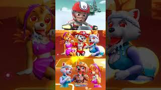 Scary 3D Teacher vs Paw Patrol Exe vs Rubel vs Baby Boss Coffin Dance Tiles Hop #pawpatrol#short