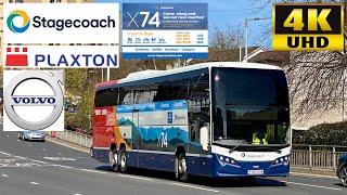 [Stagecoach West Scotland: X74 Glasgow to Dumfries] Plaxton Elite i Volvo B11RT Coach(54259/YY65SXW)