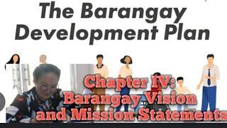 BDP Chapter IV: Barangay Vision and Mission Statements|Crafting Vision|Renajies TV Official