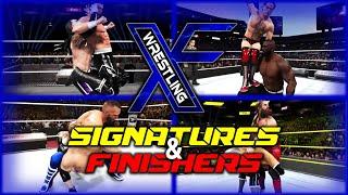 WWE 2K23 CAW Signatures and Finishers (XFW Men)