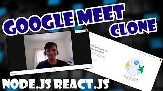 Create a Google Meet Clone with React and Node | Part  1 | Pulkit Gupta