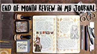 End of Month Review in My Journal