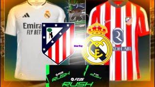 Chegou a HORA do RUSH no game EA Sports FC 25 Hour REAL MADRID x ATLÉTICO DE MADRID (Derby) Clássico