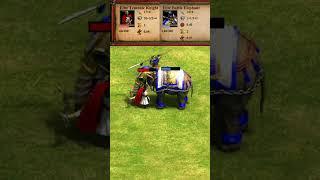 Elite Teutonic Knight vs Elite Battle Elephant (Malay) (AoE2) #Shorts