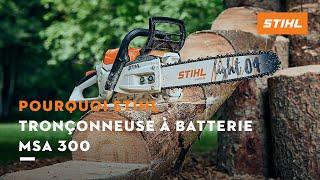 Tronçonneuse à batterie professionnelle MSA 300 STIHL