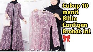 Cara Menjahit Cardigan Brokatmembuat Pola Cardigan Brokat ‼️ SOONAR -Tutorial