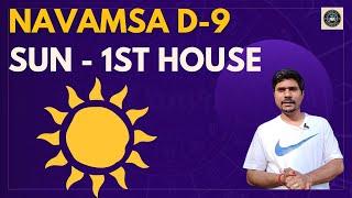 Sun in 1st House in D-9 Navamsa Chart - Vedic Astrology