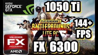 PUBG LITE PC AMD FX6300 + GTX 1050Ti 144+FPS BENCHMARK SETTINGS