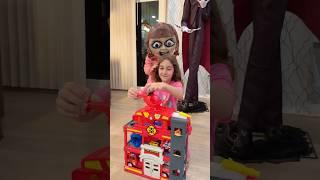 Funny prank on cute sister ️#shorts