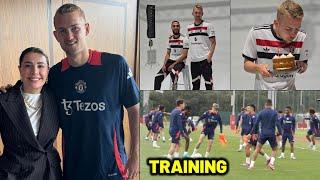 De Ligt Mazraoui ready, Sancho Ugarte swap deal, Man United training today