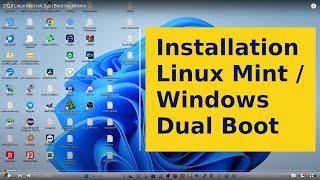 2024 Linux Mint mit Dual Boot installieren