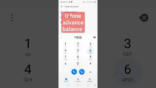 U fone advance balance code|| U fone loan kase len|| #ufonefree #ufone4g