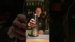 Bartender in action