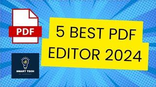 PDF Editor 5 best PDF Tools | Best Portable Document Format | Adobe pdf editor