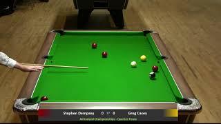 Festival of Pool - Mens Senior - Qtr Final - Stephen Dempsey v Greg Casey