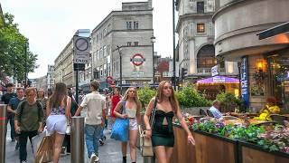 London Summer Walk  Harrods, Knightsbridge to Covent Garden, West End · 4K HDR