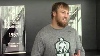 Michigan State LB Cal Haladay previews Michigan