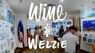 WINE AND WELZIE - A Monthly Art Show At The Welzie Art Gallery in The Andaz Resort Wailea, Maui