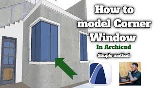 Archicad tutorial on corner window