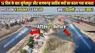 Mission Yamuna River Clean-Up 2025 : Bold Step to Clean Sahibi River | Before and After Visual