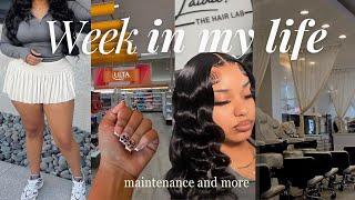 WEEK IN MY LIFE *MAINTENANCE VLOG* (NEW hair, getting a puppy, new nails, makeup haul, etc….)