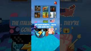 The Italian Brainrots… They’re Gone Again! Part 3 #countryballs #short #usa #brainrot