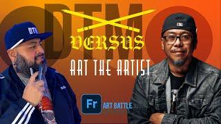 Art Battle: Element ONE! - Arthur The Artist Abdon vs DTM