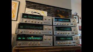 Sansui 331/881 whole range of vintage  receivers  (1974) reviewed ,and sound comparison.