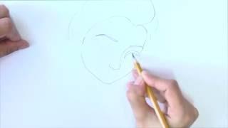 Уроки рисования  Учимся рисовать Эльзу из  'Холодное Сердце'How to Draw Elsa mp4