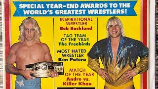 PWI YEAR-END AWARDS pro wrestling magazine’s award issues 1970s 1980s