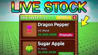  GROW A GARDEN 24/7 LIVE STOCK! (WEATHER + TRADE)