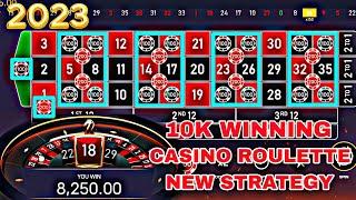 CASINO ROULETTE NEW TRICKS | TOTAL WINNING 70% WIN | 24+8 ROULETTE SYSTEM | 10K WINNING CASINO GAME