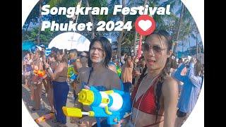 Songkran Festival 2024 Phuket , Patong Thailand