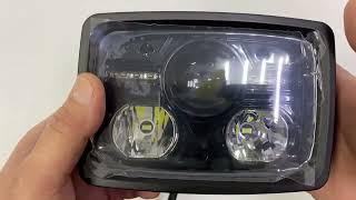 LED headlights additional light 192 W high/low