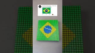 Making Brazil  With Rubik’s Cubes