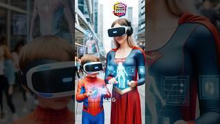 Virtual reality | Supergirl vs catwoman vs Wonder woman #spiderman #brawlstars #joker #dc