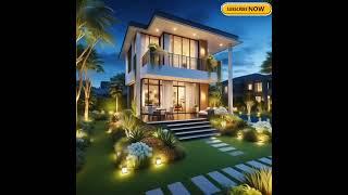 Beautiful Modern House | Dream House | house exterior decor | house decor ideas. Beautiful banglow.