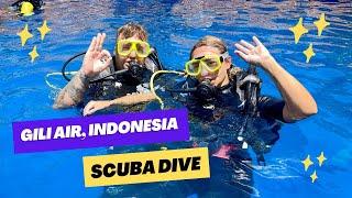 Gili Air, Indonesia | Scuba Dive, Pool session with Manta Dive | #giliair #asia  #Indonesia