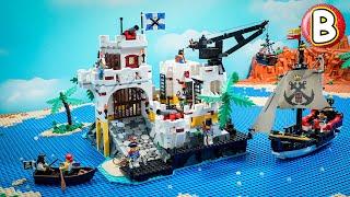 LEGO Pirates 10320 Eldorado Fortress | Stop Motion Review