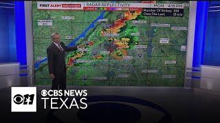 Severe thunderstorms bring hail and strong winds to North Texas