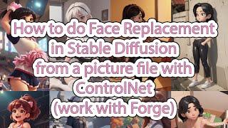 How To Craft Consistent Faces in AI Art Stable Diffusion with ControlNet & Your Photos (unsencored)