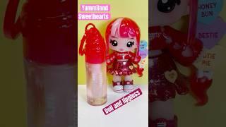 DIY LIPGLOSS and the CUTEST DOLL!! #shorts #dolls #makeup #asmr